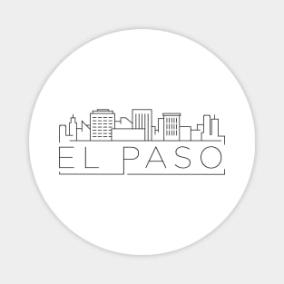 El Paso Minimal Skyline Magnet